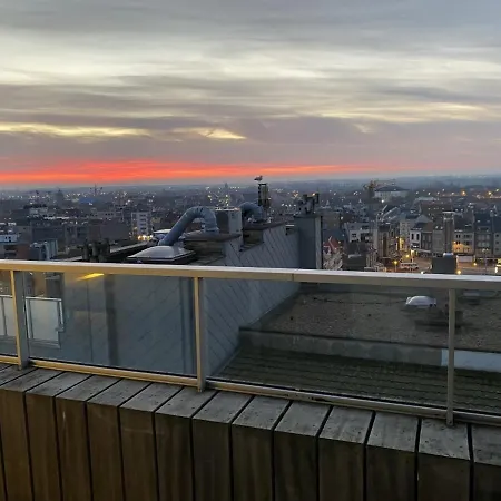 Apartamento Penthouse Sea-loft Blankenberge, Uniek Zeezicht, Luxeloft Met 40m2 Terras!